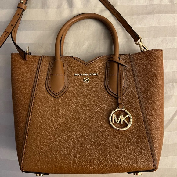 Michael Kors Tan Leather Satchel - Picture 1 of 2